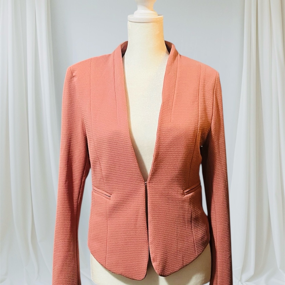 Chic Coral Blazer